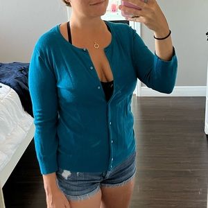 Teal Cardigan